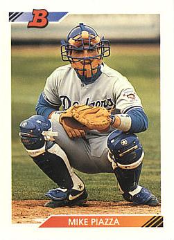 1992 Bowman Mike Piazza rookie card
