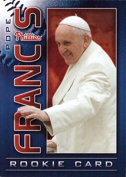 2015 Pope Francis Baseball Rookie Card