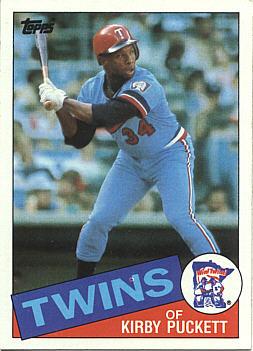 1985 Topps Kirby Puckett rookie card