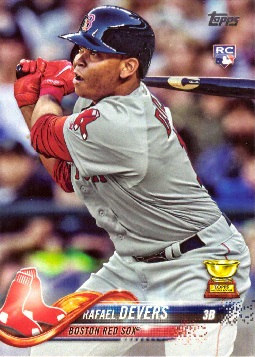 2018 Topps Baseball Rafael Devers Rookie Card