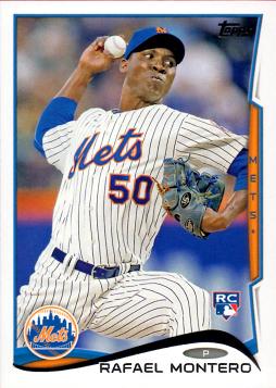 2014 Topps Update Baseball Rafael Montero Rookie Card