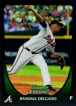 2011 Bowman Chrome Refractor Randall Delgado Rookie Card