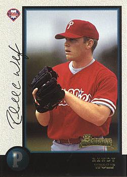 1998 Bowman Randy Wolf Rookie Card