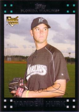 2007 Topps Update Rick Vanden Hurk Rookie Card