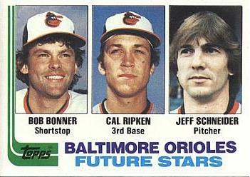 1982 Topps Baseball Cal Ripken Rookie Card