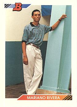 1992 Bowman Mariano Rivera rookie card