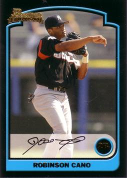 2003 Bowman Draft Robinson Cano Rookie Card