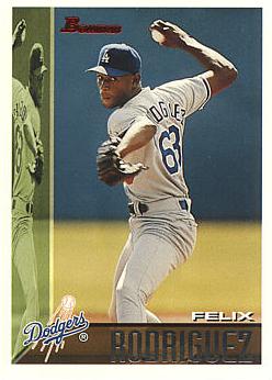 1995 Bowman Felix Rodriguez Rookie Card