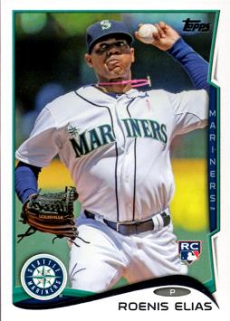 2014 Topps Update Baseball Roenis Elias Rookie Card