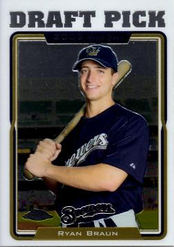 2005 Topps Chrome Update Ryan Braun Rookie Card