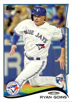 2014 Topps Baseball Ryan Goins Rookie Card