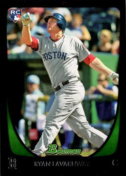 2011 Bowman Draft Picks Ryan Lavarnway Rookie Card