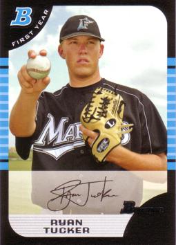 2005 Bowman Draft Picks Ryan Tucker Rookie Card