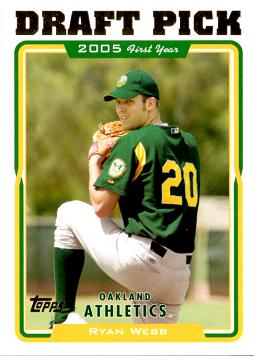 2005 Topps Ryan Webb Rookie Card