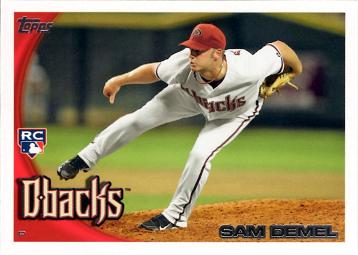 2010 Topps Update Sam Demel Rookie Card