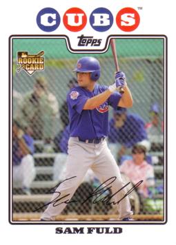 2008 Topps Update Sam Fuld Rookie Card