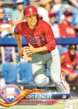 2018 Topps Baseball Scott Kingery Rookie Card