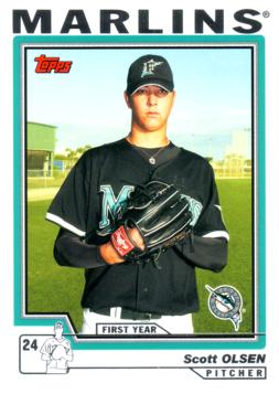 2004 Topps Traded Scott Olsen Rookie Card