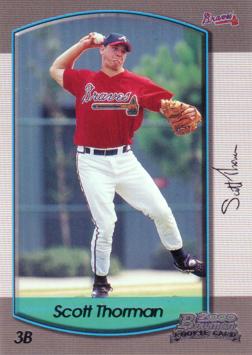 2000 Bowman Draft Picks Scott Thorman Rookie Card