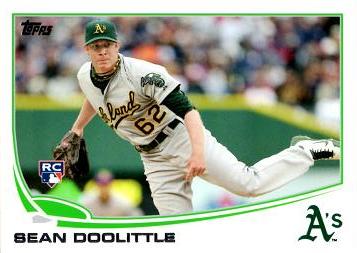 2013 Topps Sean Doolittle Rookie Card