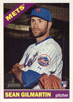 2015 Topps Heritage Baseball Sean Gilmartin Rookie Card