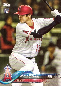 2018 Topps Angels Team Shohei Ohtani Baseball Rookie Card