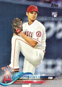 2018 Topps Baseball Shohei Ohtani Rookie Card