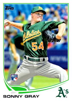 2013 Topps Update Baseball Sonny Gray Rookie Card