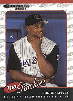 2001 Donruss Rookies Junior Spivey rookie card