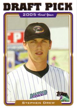 2005 Topps Update Stephen Drew Rookie Card