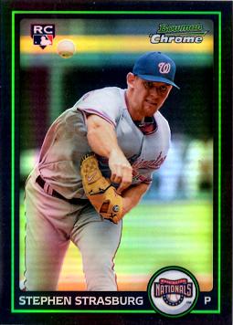 2010 Bowman Chrome Refractor Stephen Strasburg Rookie Card