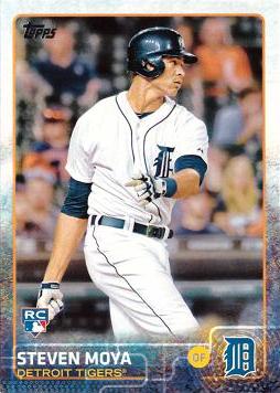 2015 Topps Baseball Steven Moya Rookie Card