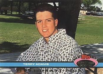 1992 Stadium Club Dome Terry Adams Rookie Card