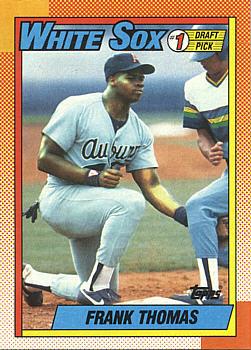 1990 Topps Frank Thomas rookie card