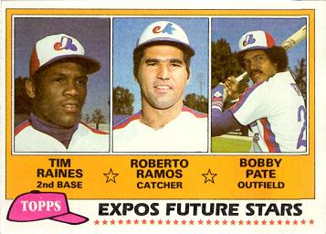 Tim Raines Rookie Card