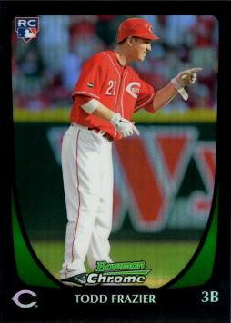 2011 Bowman Chrome Draft Picks Refractor Todd Frazier Rookie Card