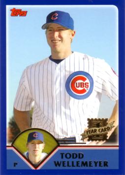 2003 Topps Traded Todd Wellemeyer Rookie Card