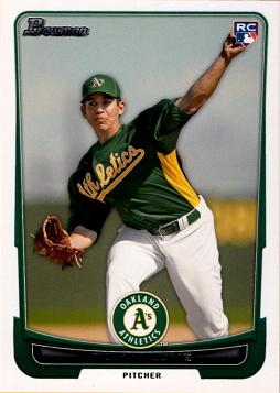 2012 Bowman Tom Milone Rookie Card