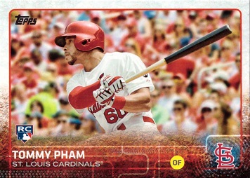 2015 Topps Update Baseball Tommy Pham Rookie Card