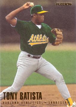 1996 Fleer Update Tony Batista Rookie Card