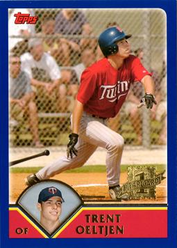 2003 Topps Traded Trent Oeltjen Rookie Card