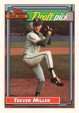 1992 Topps Trever Miller Rookie Card