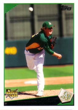 2009 Topps Trevor Cahill Rookie Card