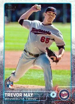 2015 Topps Baseball Trevor May Rookie Card