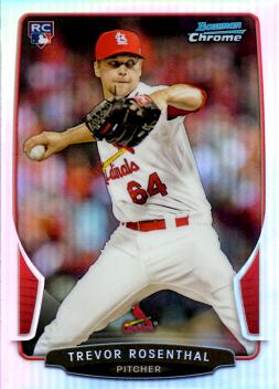 Trevor Rosenthal Bowman Chrome Refractor Rookie Card