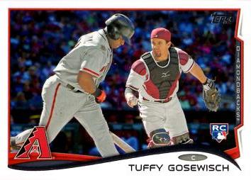 2014 Topps Update Baseball Tuffy Gosewisch Rookie Card