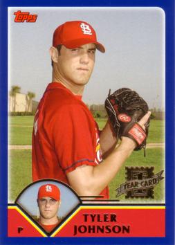 2003 Topps Traded Tyler Johnson Rookie Card