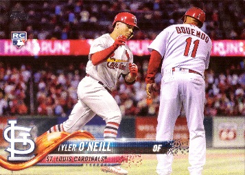 2018 Topps Update Baseball Tyler O'Neill Rookie Card