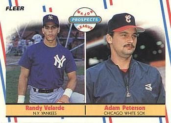 1988 Fleer Randy Velarde Rookie Card