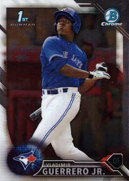 2016 Bowman Chrome Prospects Vladimir Guerrero Jr. 1st Bowman Chrome Baseball Card